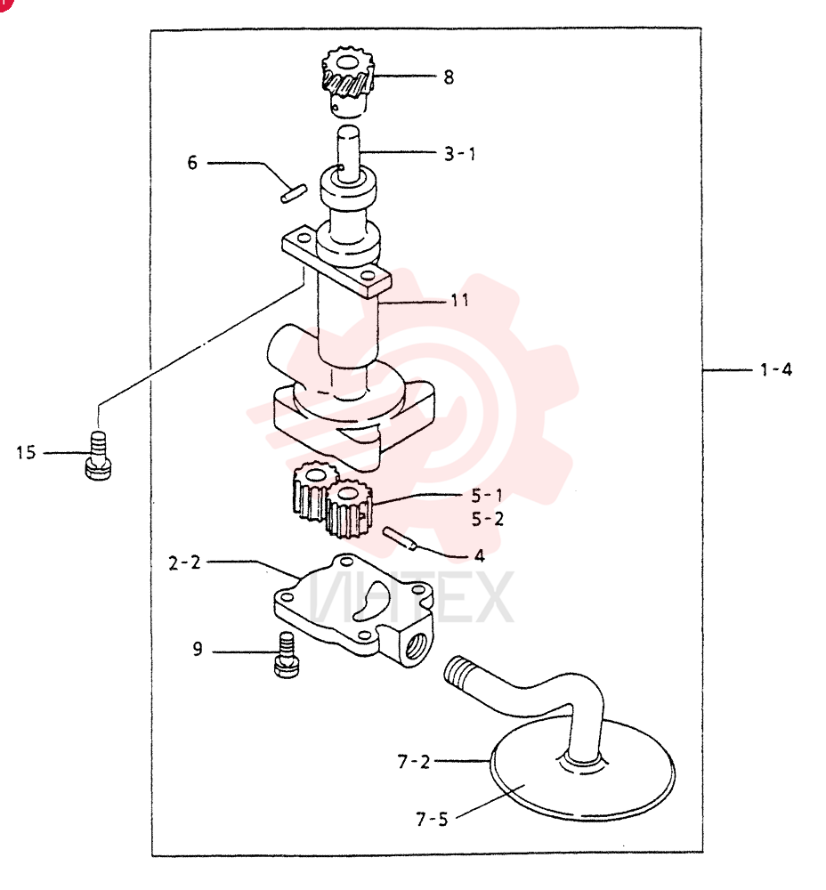 ENGINE OIL PUMP VI8943629233