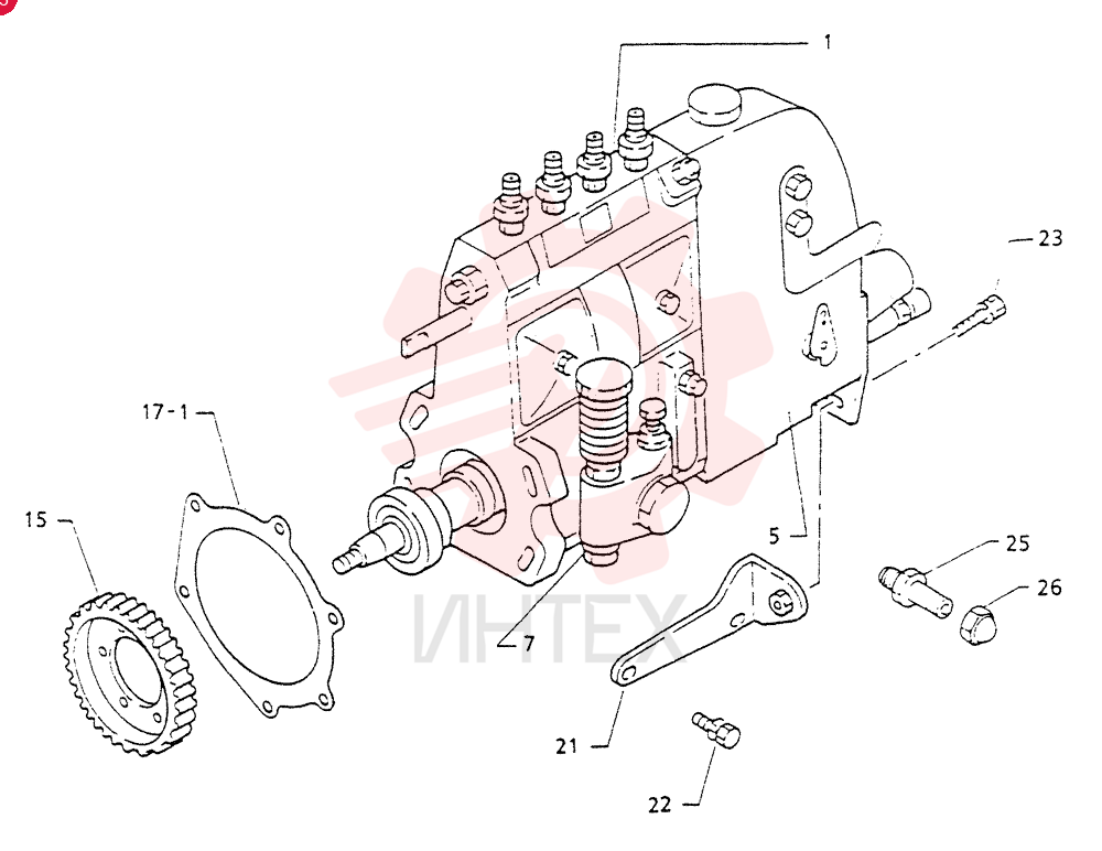 FUEL INJECTION PUMP VI8970207570