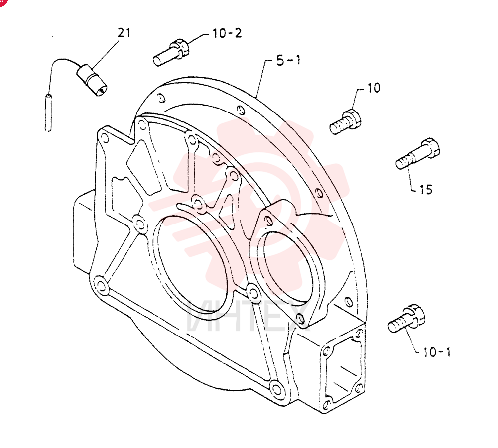 HOUSING; FLYWHEEL VI8943204410