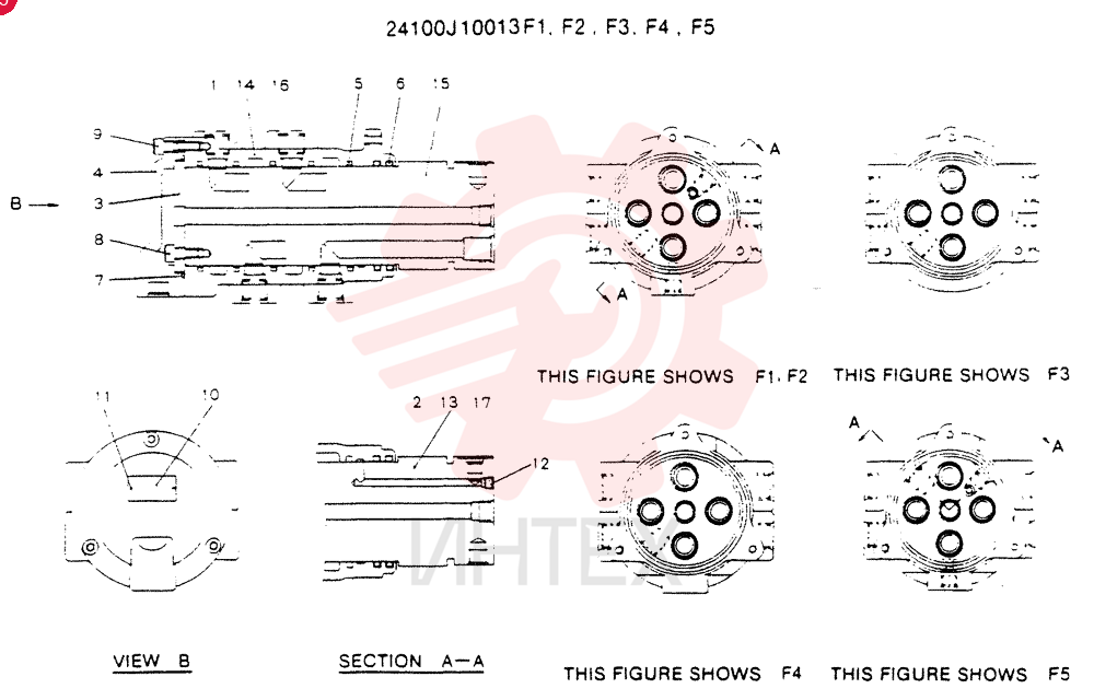 JOINT ASSY, SWIVEL 24100J10013F1