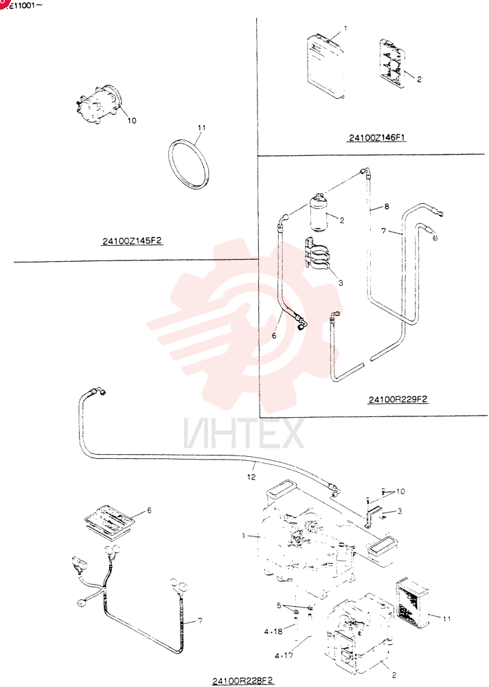 PARTS KIT 24100Z146F1