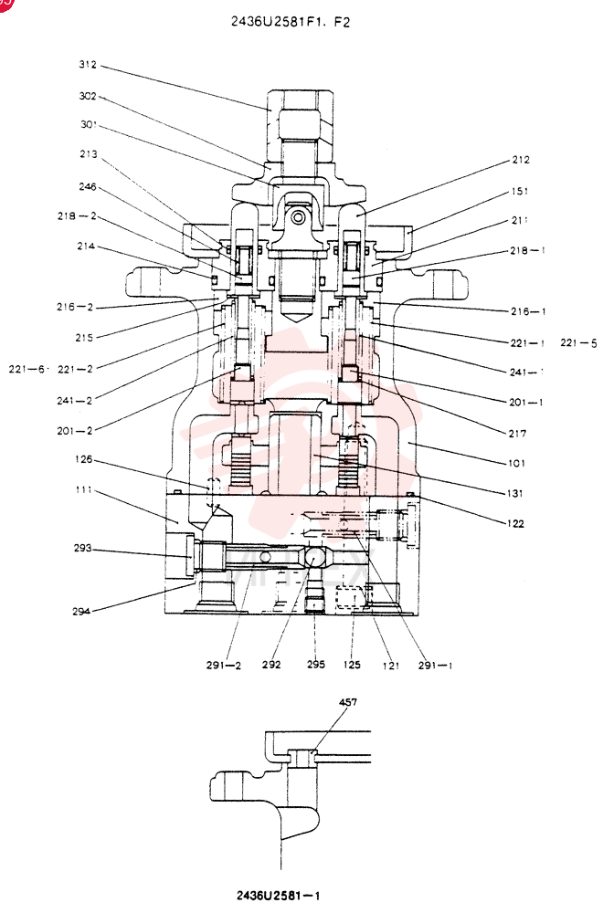 PILOT VALVE 2436U2581F1