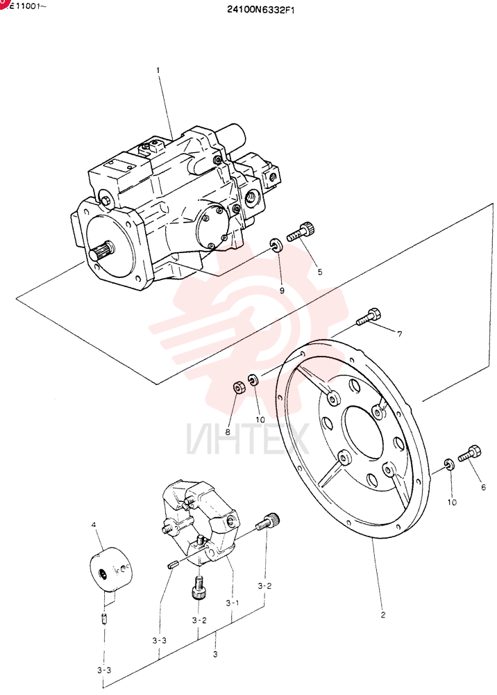 PUMP ASSY,CONNECT 24100N6332F1