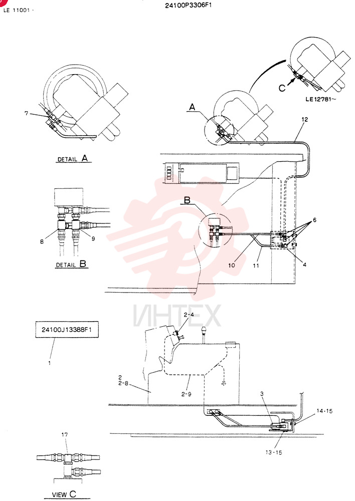 REWORK, CONTROL ASSY 24100P3306F1