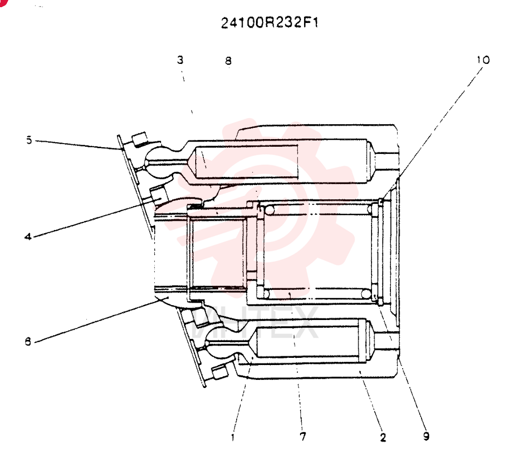 ROTARY DIVIDER 24100R232F1