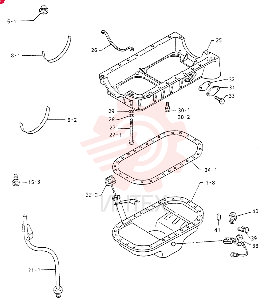 Схема (SK60) - EXCAVATOR ASN LE11001 (1/91-12/03) VI8970142230