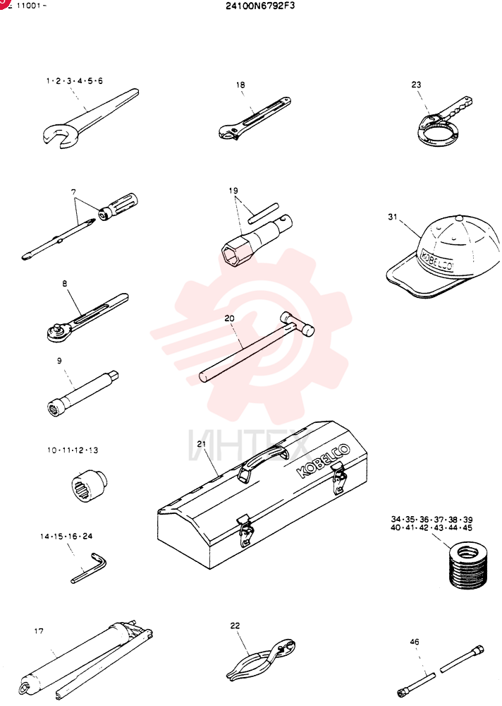 TOOL ASSY 24100N6792F3