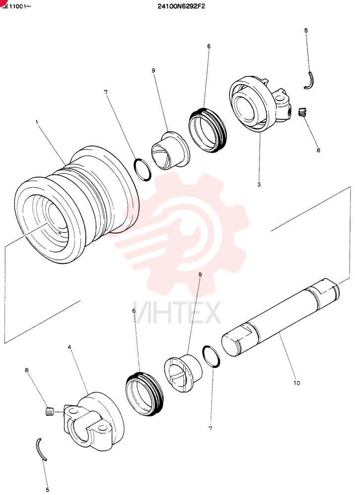 TRACK ROLLER 24100N6292F2