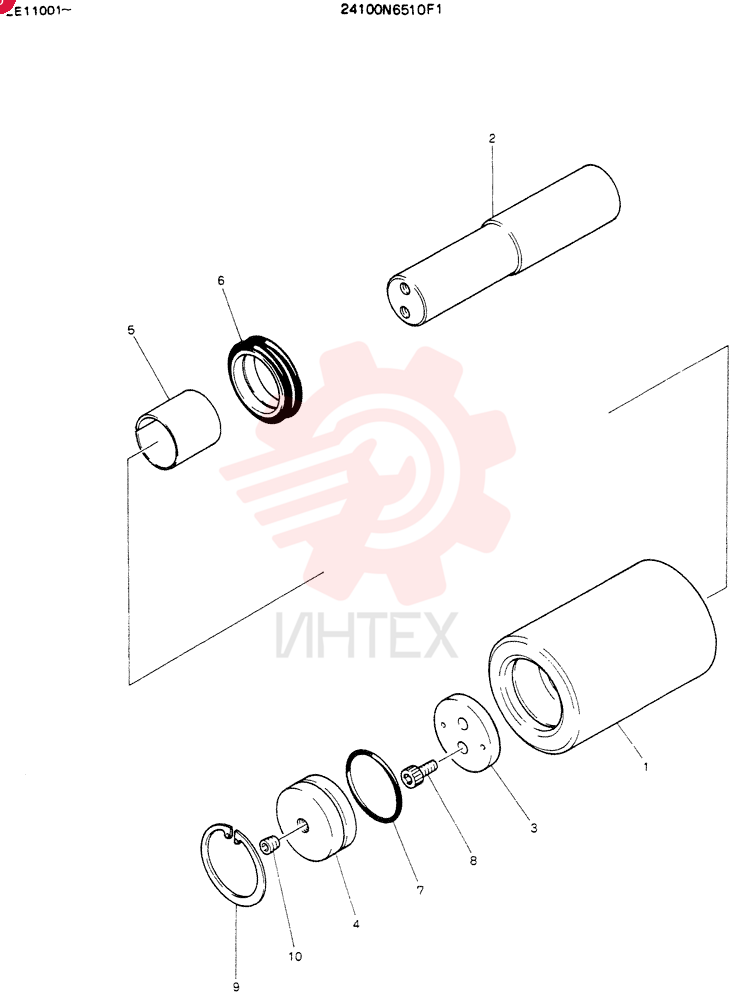 TRACK ROLLER 24100N6510F1