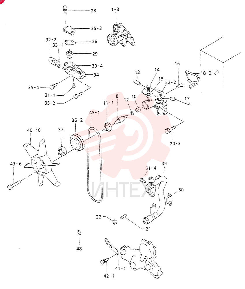 WATER PUMP VI8944519910