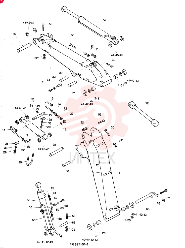 BOOM ASSY, SEPARATE 24100J13226F1 (2)