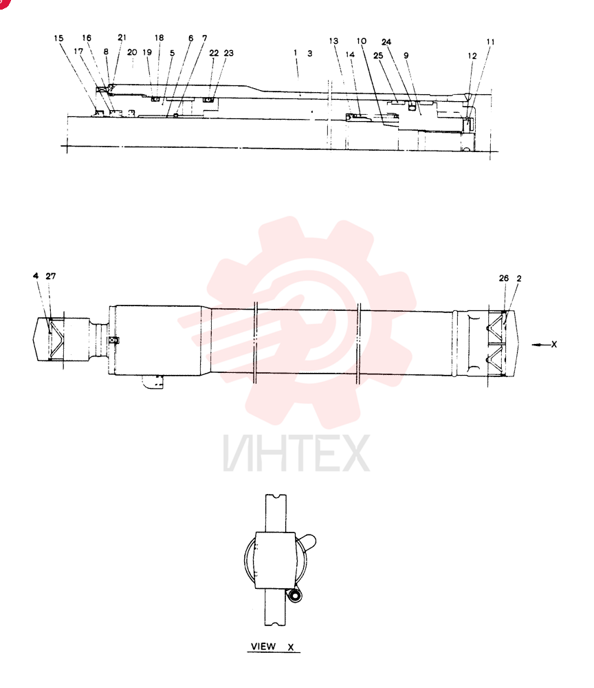 CYLINDER ASSY 2438U1858F1
