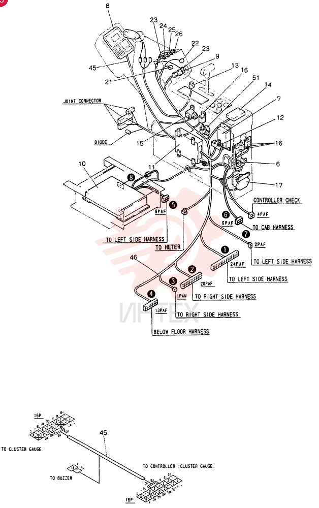 PANEL ASSY, INST 24100J14524F2 (4)