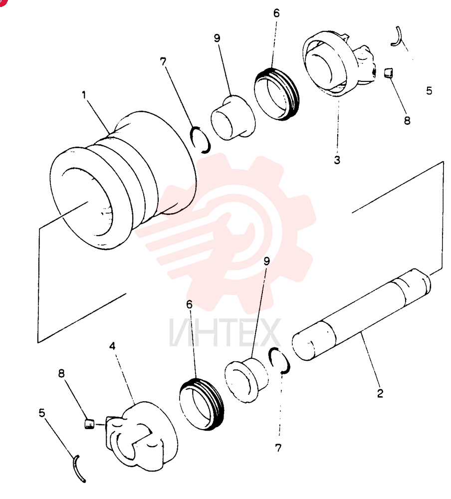 TRACK ROLLER 24100N6734F1