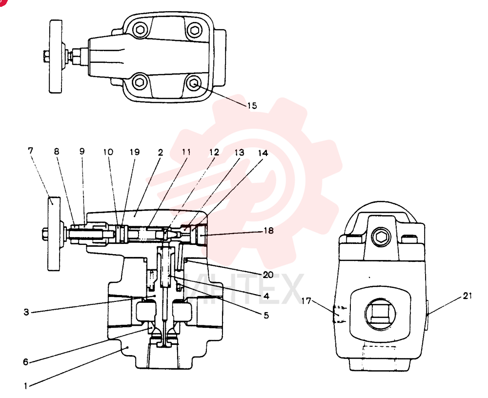 VALVE ASSY, RELIEF 2436R792F1