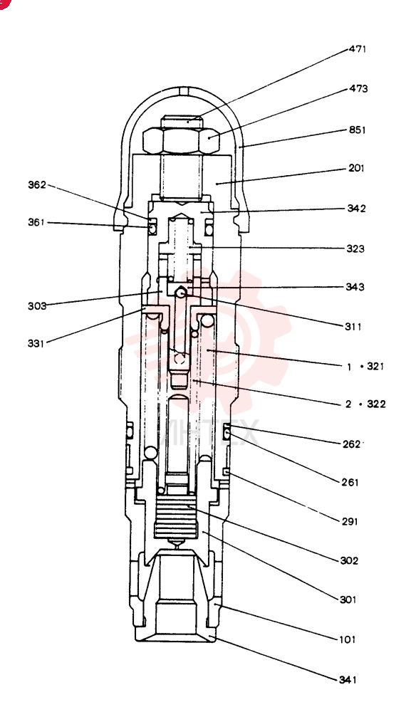 VALVE PRESSURE RELIE 2436R759F1