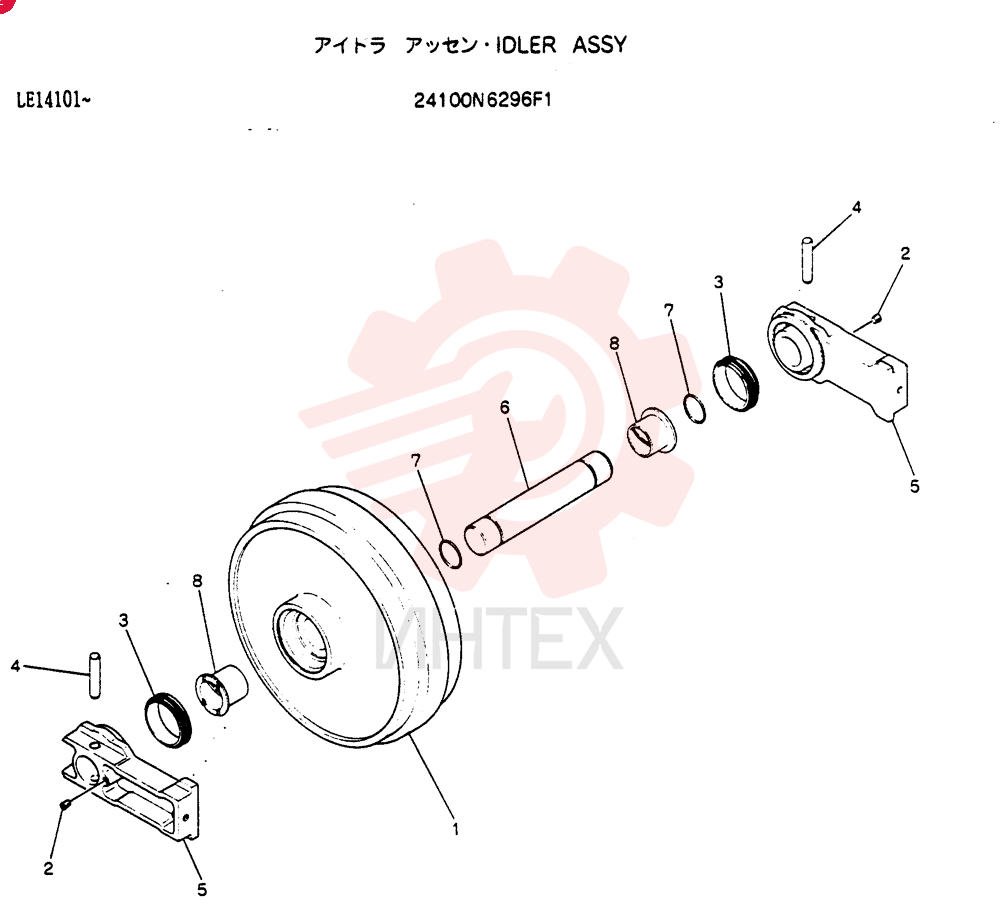 IDLER 24100N6296F1