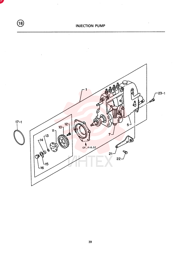 PUMP ASM.; INJ., SEE FIG. 52