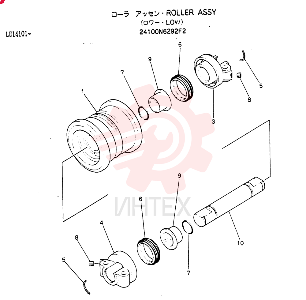TRACK ROLLER 24100N6292F2