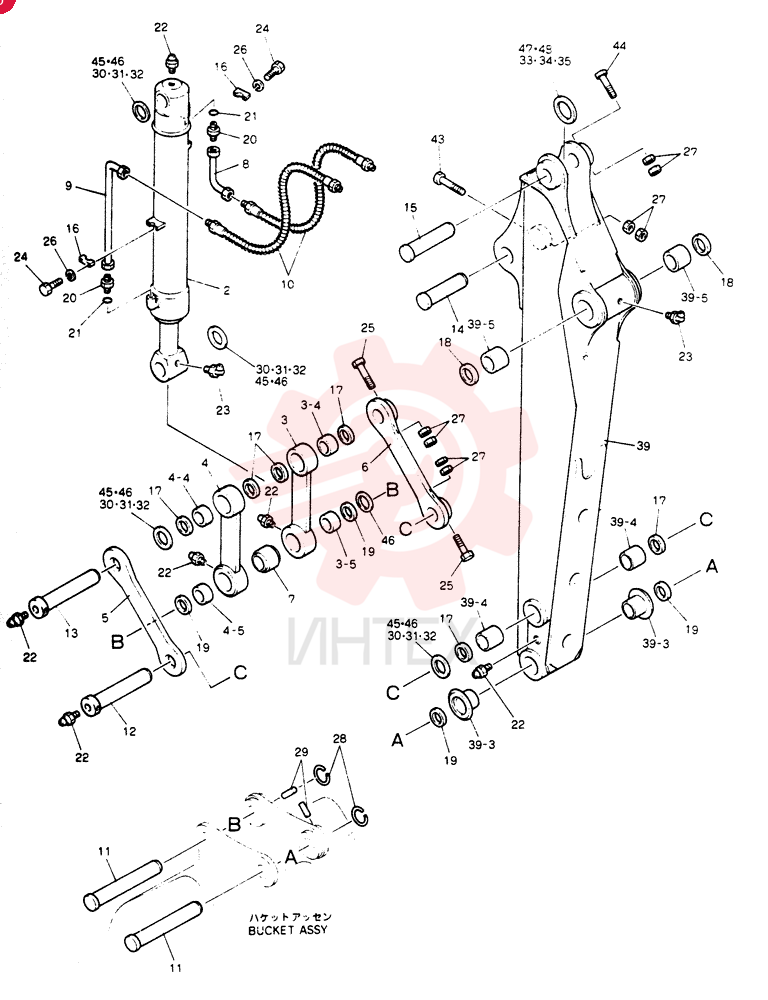 ARM ASSY, 1.73M 24100J14504F4
