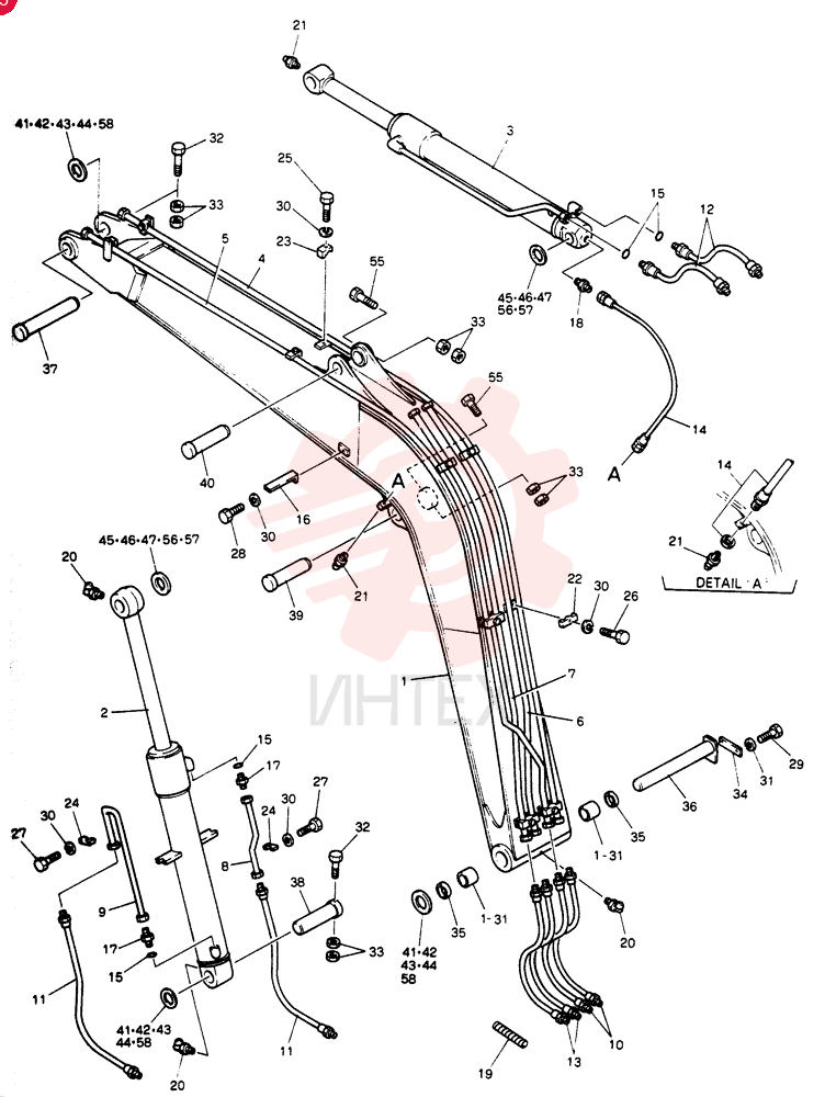 BOOM ASSY, 3.7M 24100J14483F1