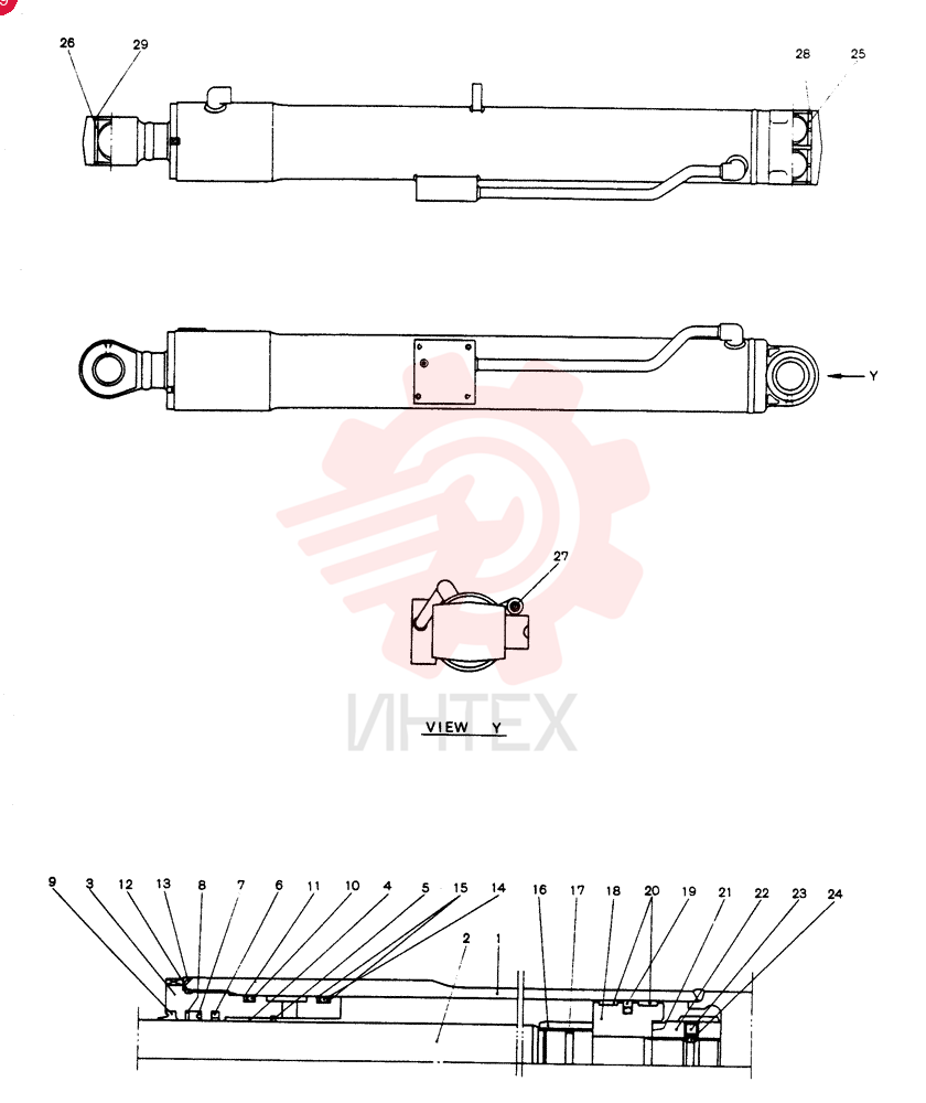 CYLINDER 2438U1165F1