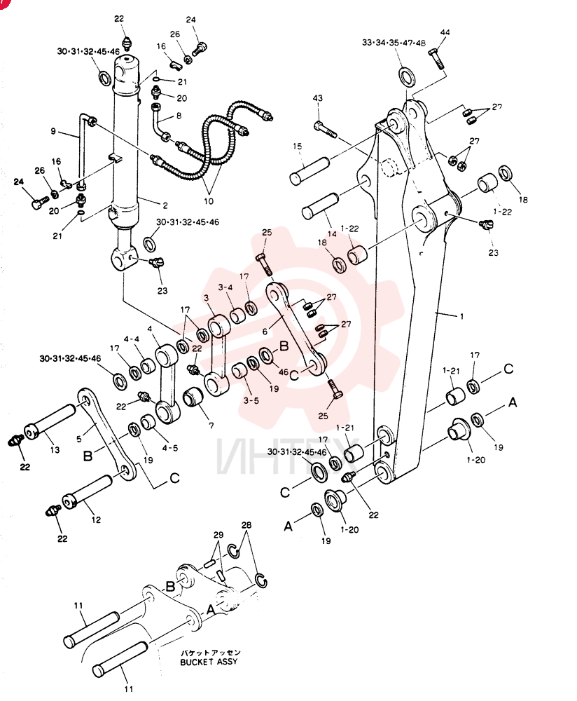 ARM ASSY, 1.73M 24100J14504F1