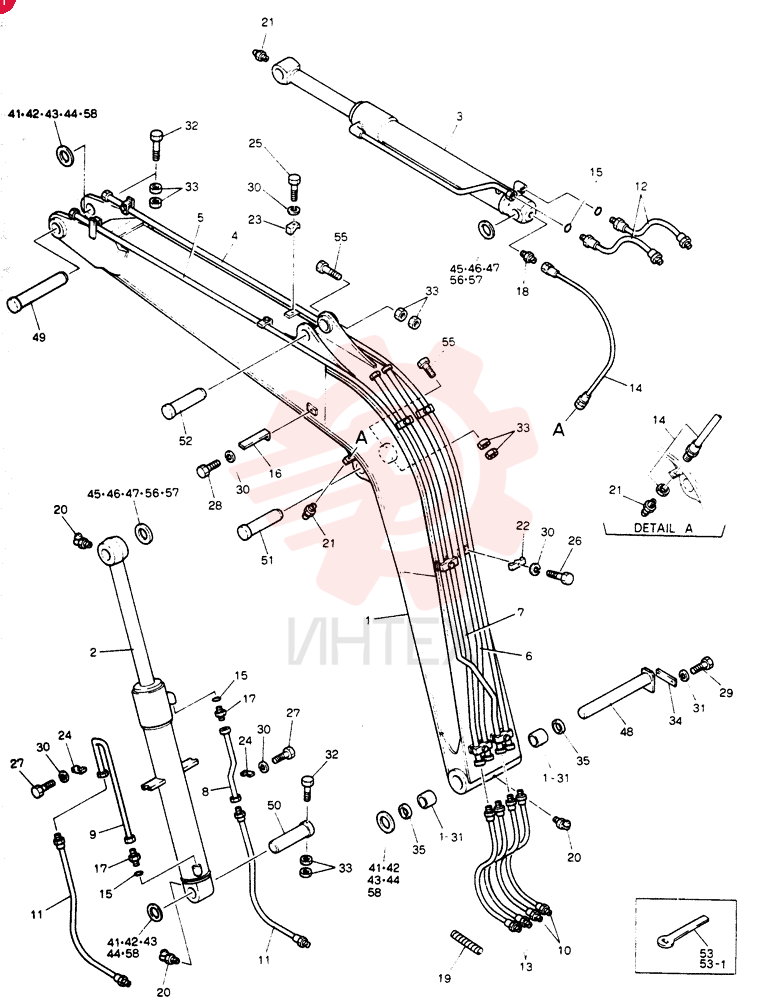 BOOM ASSY, 3.7M 24100J14483F2