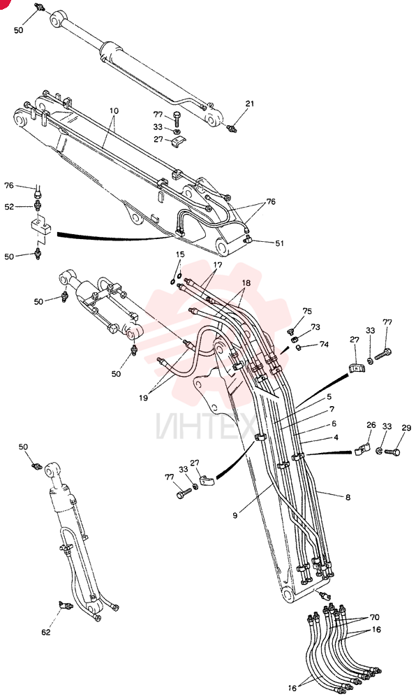 BOOM ASSY, SEPARATE 24100J13226F1 (1)