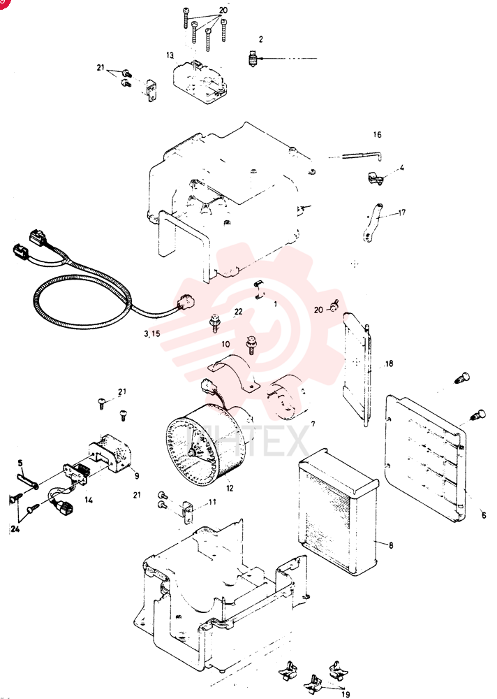 CASE ASSY 24100U1189F1