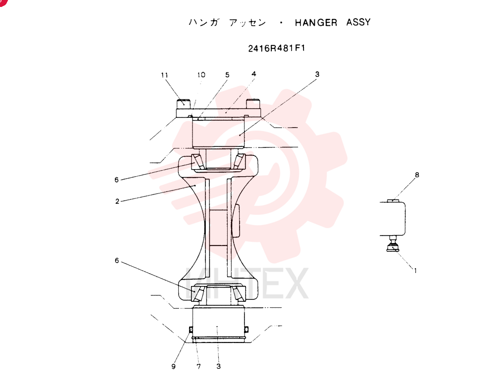 HANGER 2416R481F1
