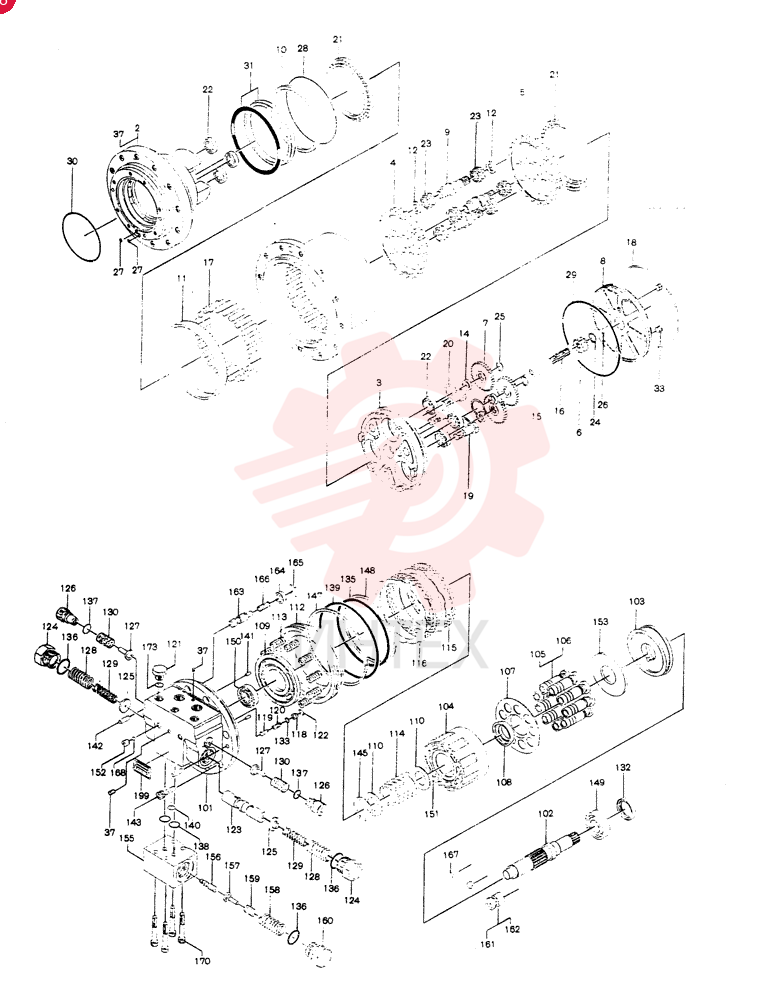 HYDRAULIC MOTOR 2441U815F1