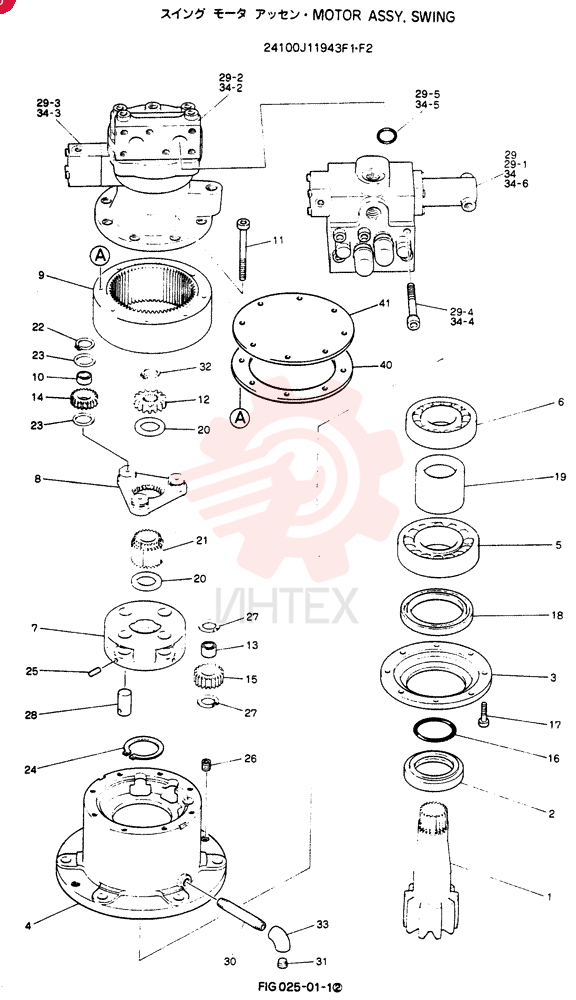 HYDRAULIC MOTOR 24100J11943F1