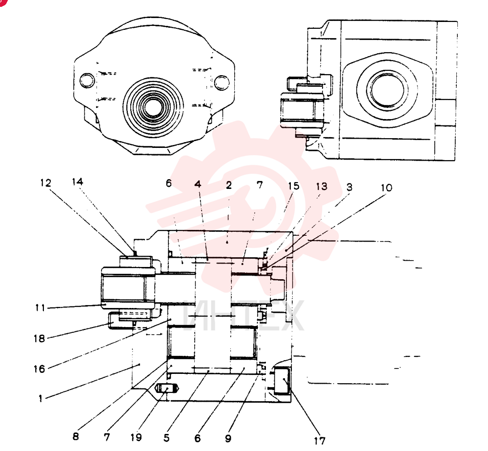 HYDRAULIC PUMP 2437U392F1