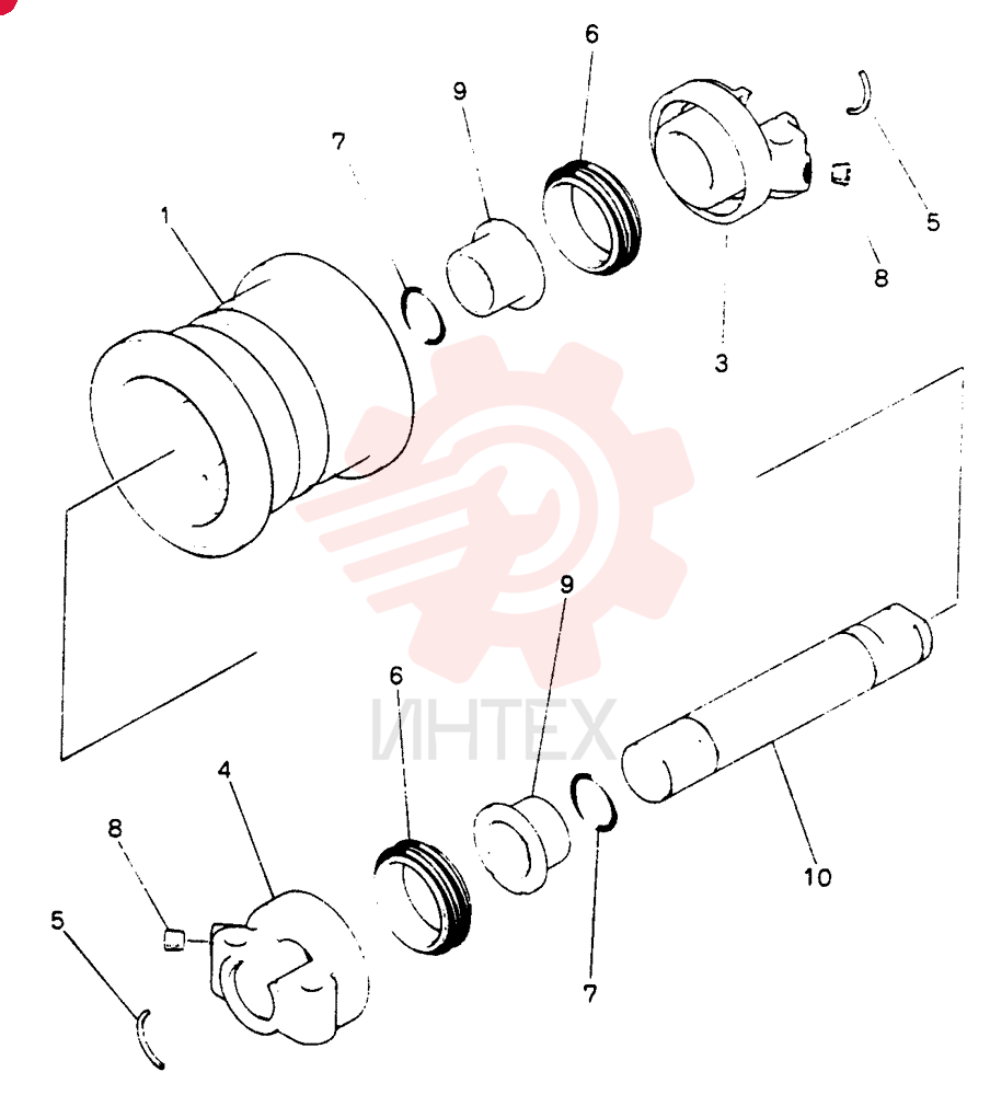 TRACK ROLLER 24100N6292F2