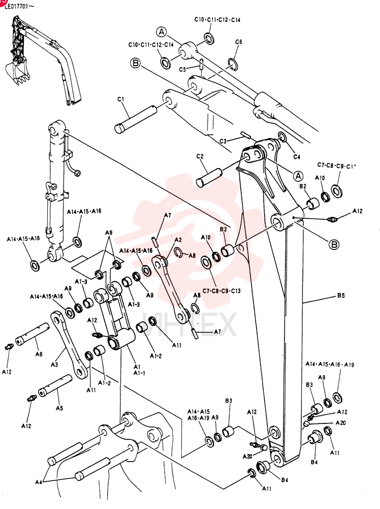 ARM ASSY, 2.15M ARM GROUP
