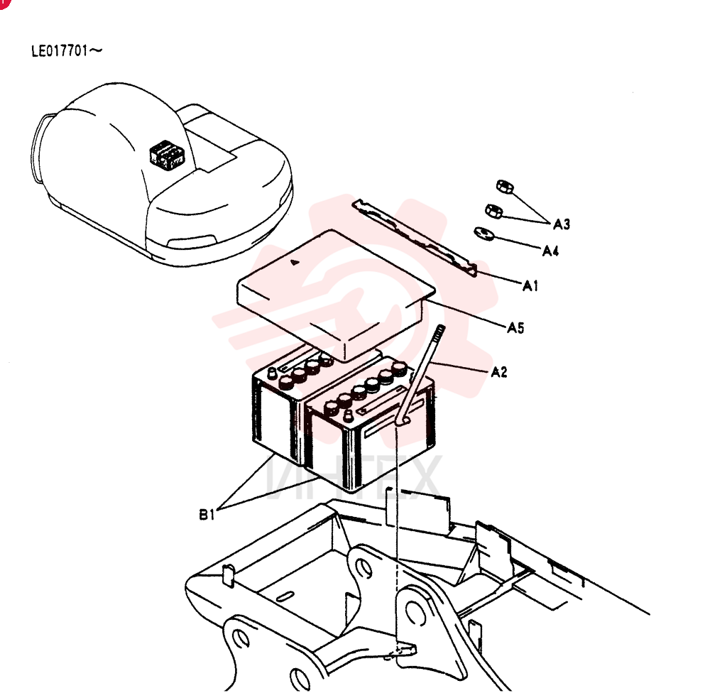 BATTERY LB72E00001F1