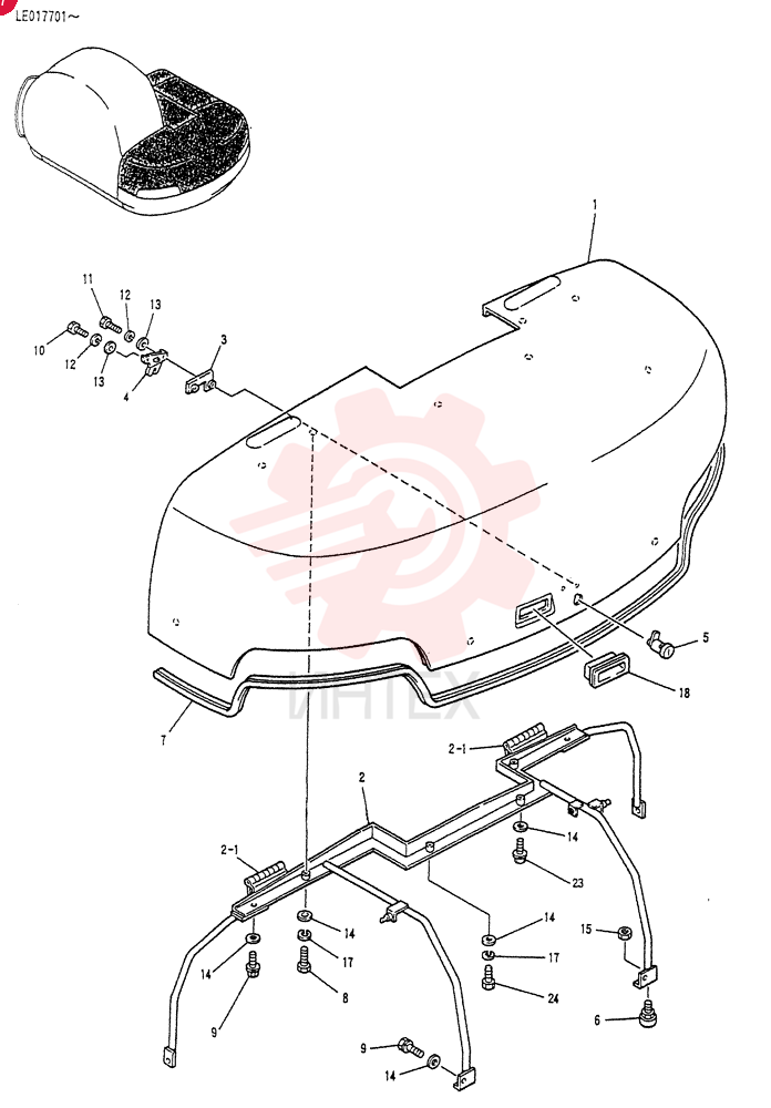 BONNET ASSY LE22C00001F2