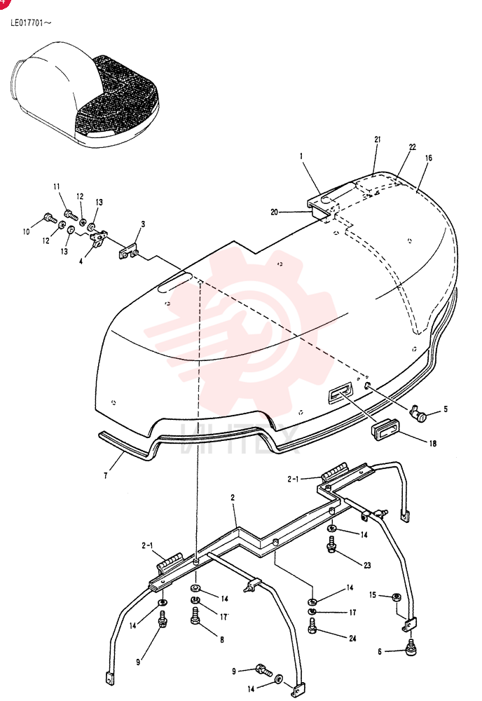 BONNET ASSY LE22C00001F1