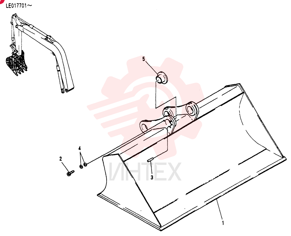 BUCKET ASSY. FINISHING LE61B00007F1