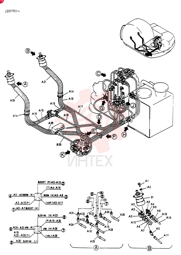 CONTROL LINES,REMOTE LE68H00015F1 (2)