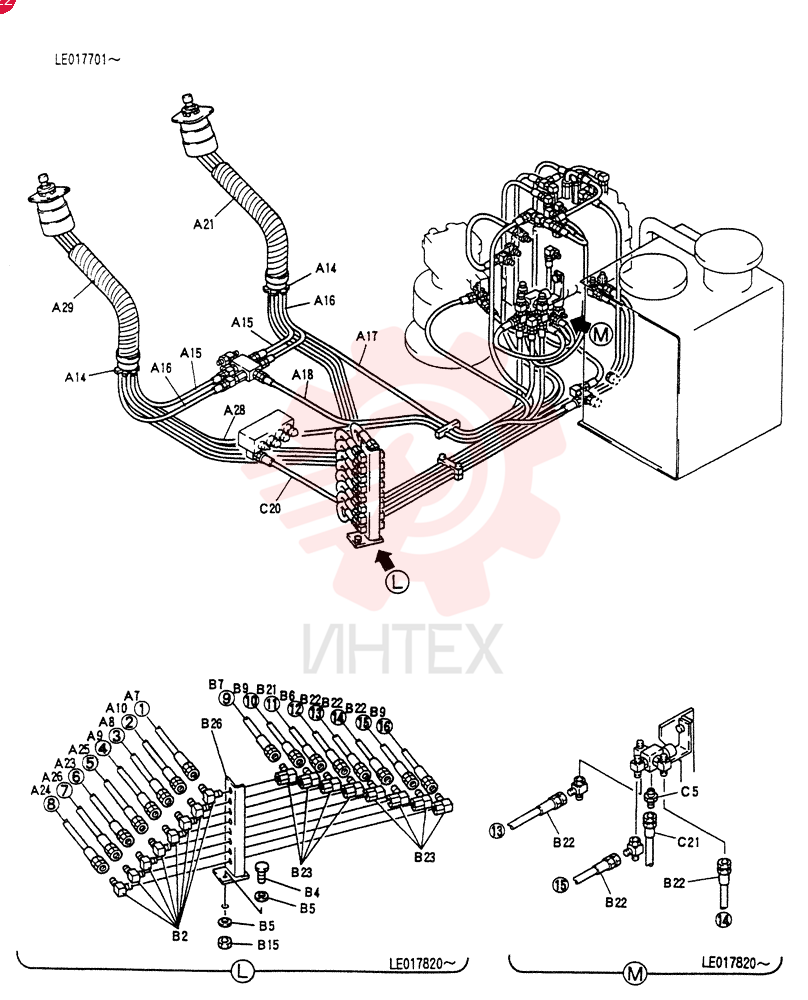 CONTROL LINES, REMOTE LE68H00015F1 (1)