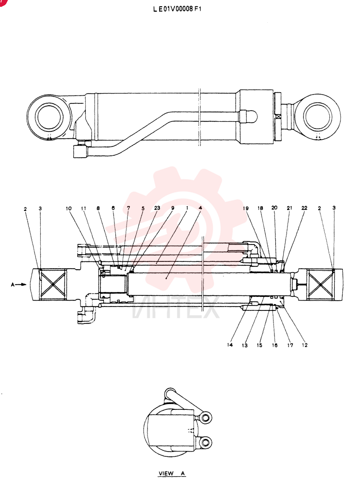 CYLINDER ASSY, JIB LE01V00008F1