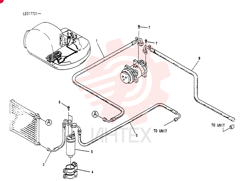 DRIER ASSY.AIR, Serial Range: LE017701-LE018958