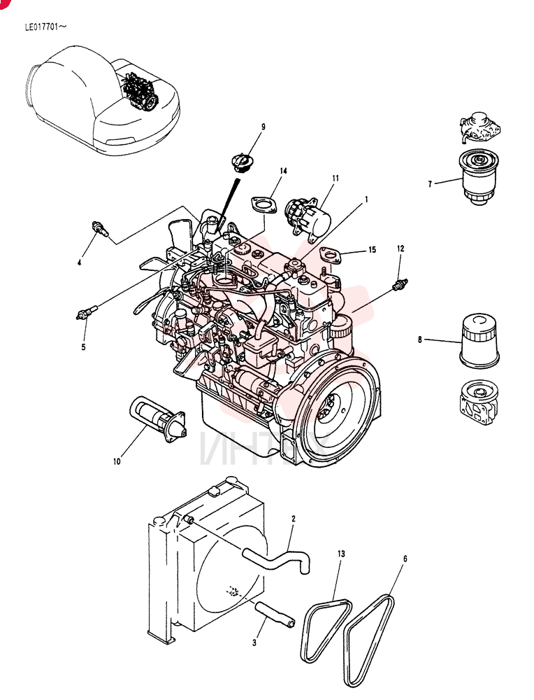 ENGINE ASSY LE02P00002F1