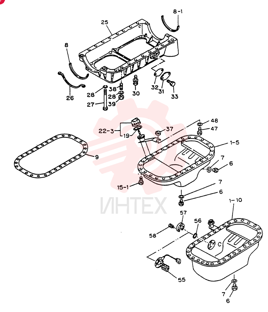 ENGINE OIL PAN VI8943347390