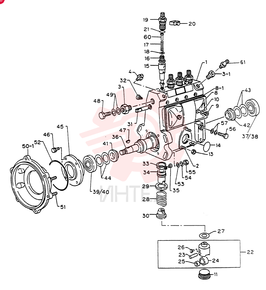 FUEL INJECTION PUMP VI8970894270 (2)