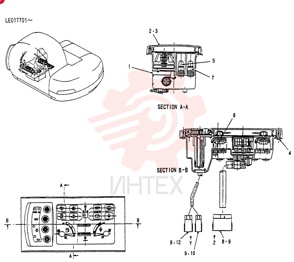 GAUGE,CLUSTER YR59S00001F2