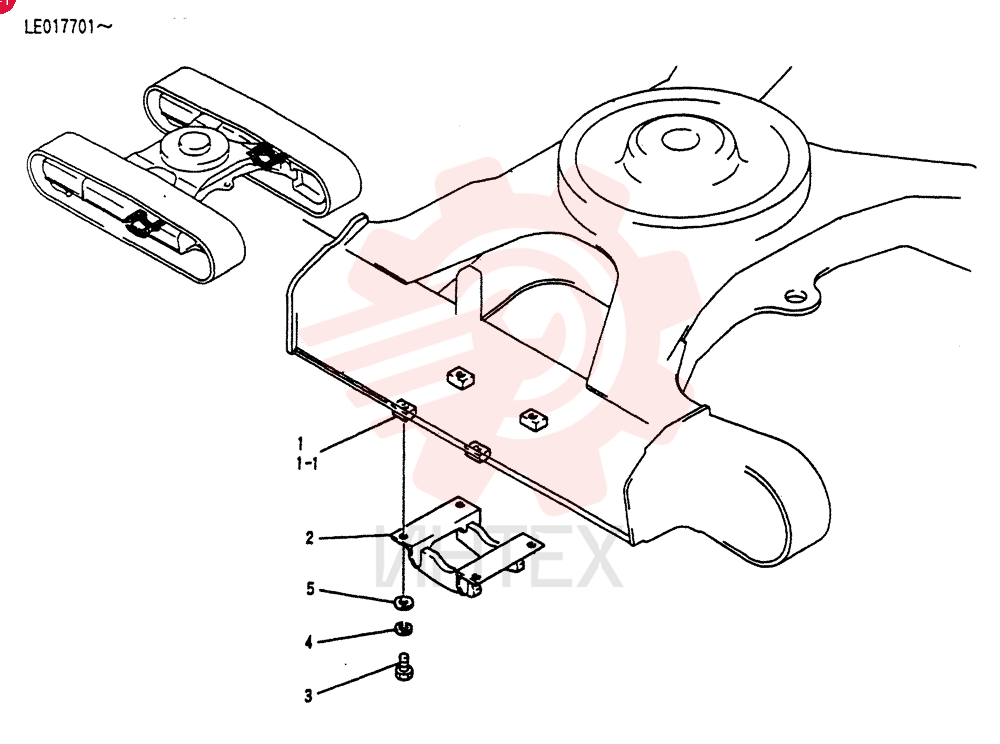 GUIDE ASST.TRACK LB01F00007F1