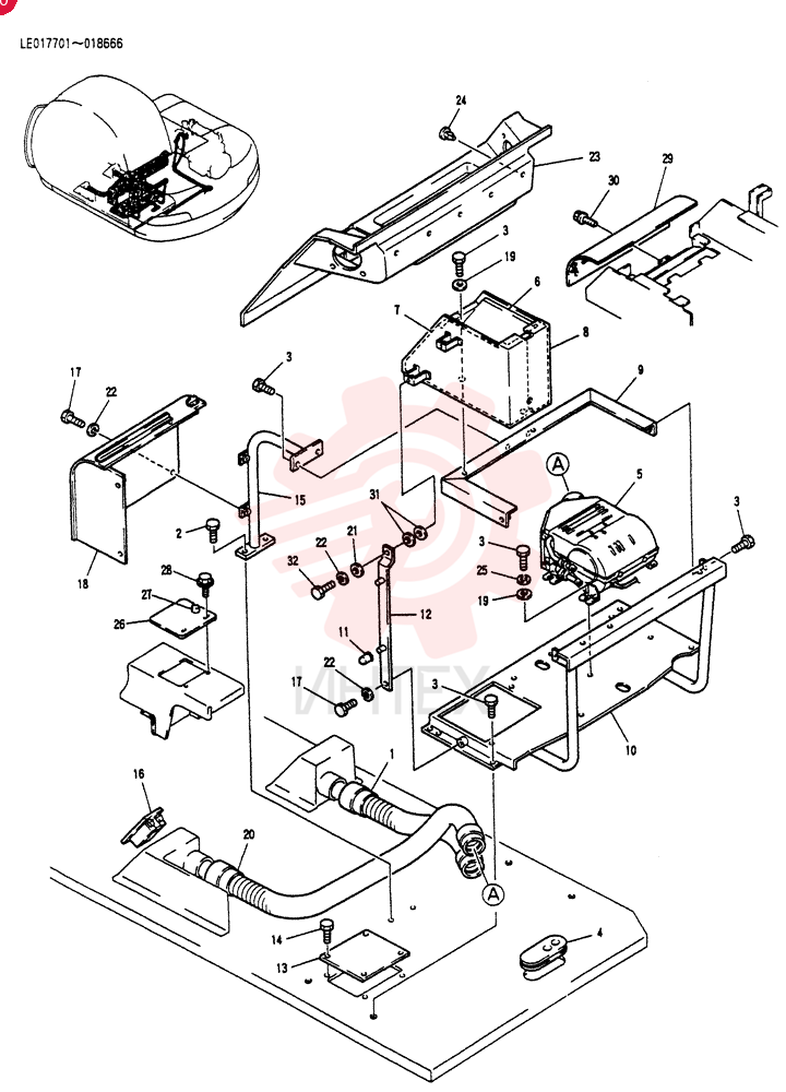 HEATER ASSY LE21M00001F1